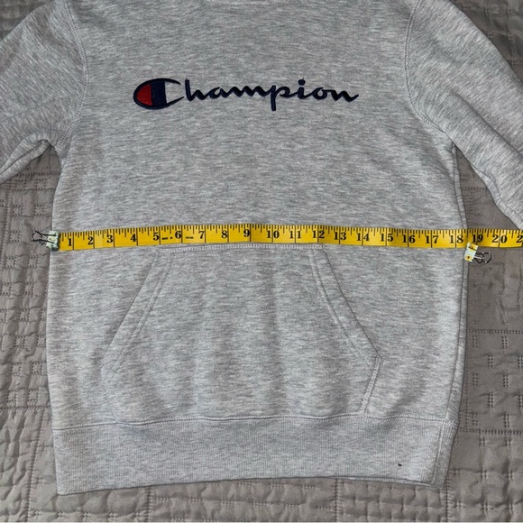 Gray champion hoodie, size L - Picture 5 of 9